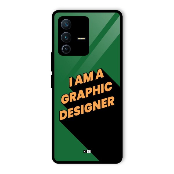 The Graphic Designer Glass Back Case for Vivo V23 Pro