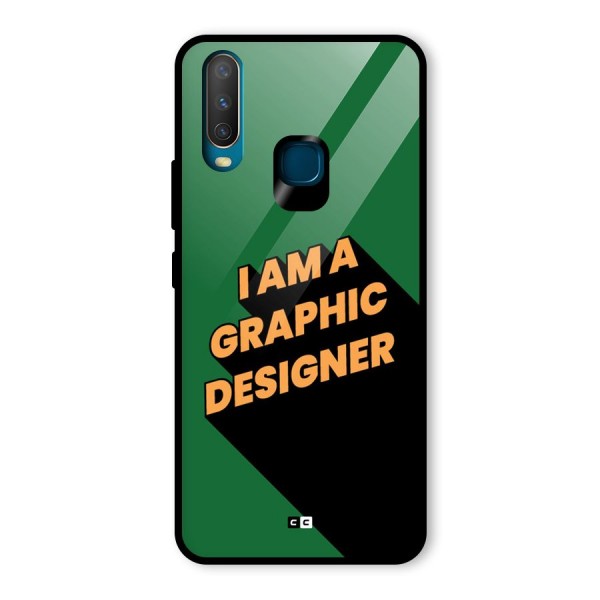 The Graphic Designer Glass Back Case for Vivo Y12