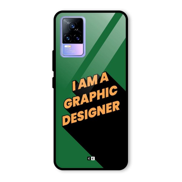 The Graphic Designer Glass Back Case for Vivo Y73