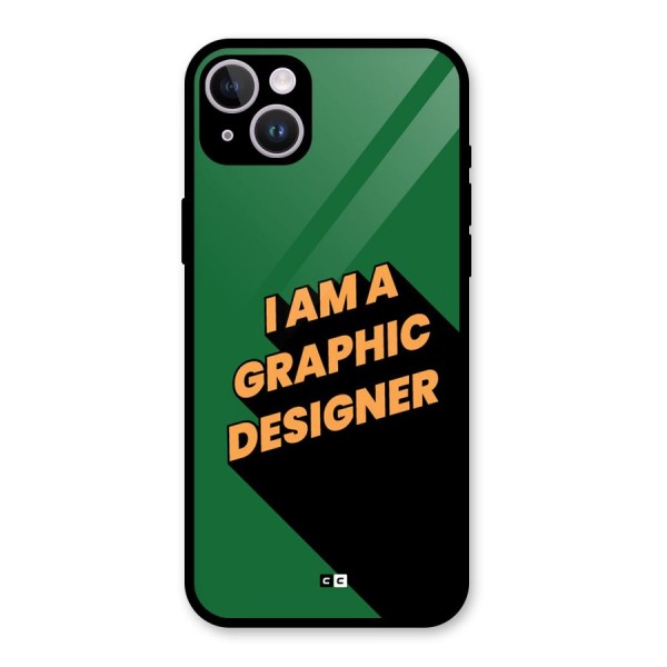 The Graphic Designer Glass Back Case for iPhone 14 Plus