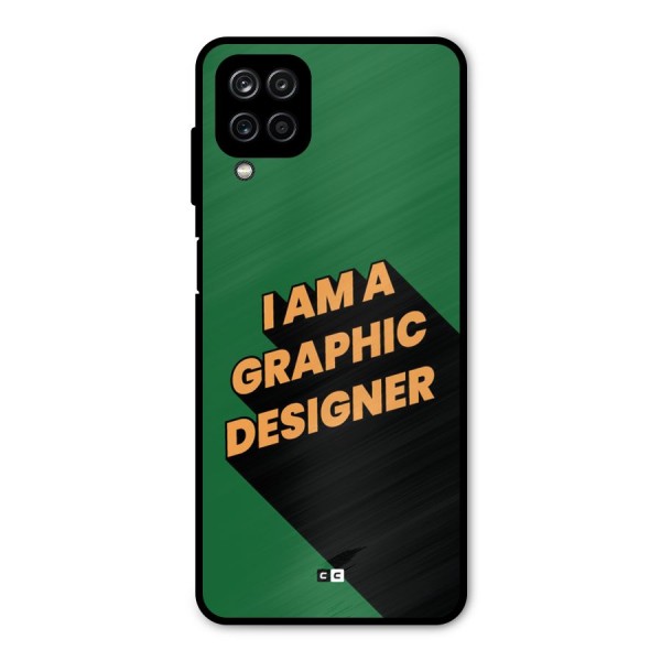 The Graphic Designer Metal Back Case for Galaxy A12