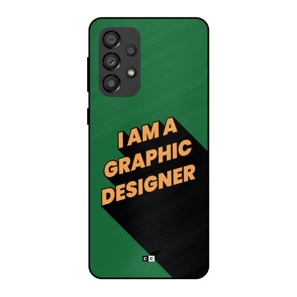 The Graphic Designer Metal Back Case for Galaxy A33 5G