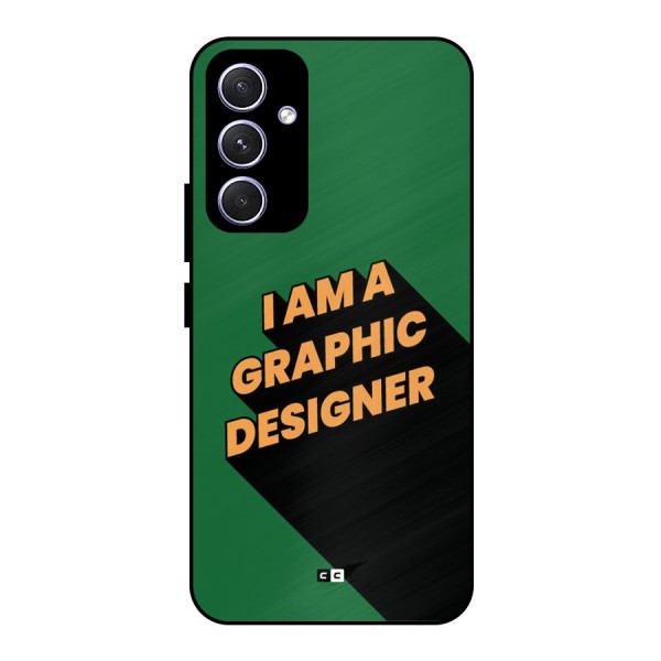 The Graphic Designer Metal Back Case for Galaxy A54