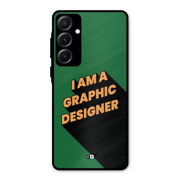 The Graphic Designer Metal Back Case for Galaxy A55