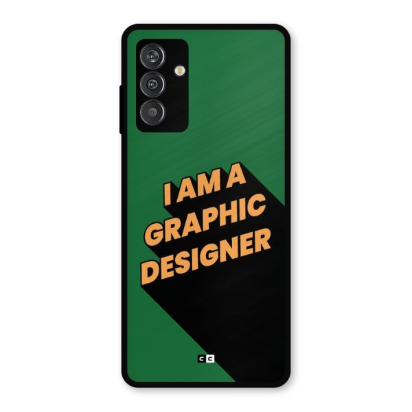 The Graphic Designer Metal Back Case for Galaxy F13