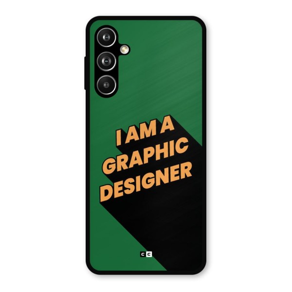 The Graphic Designer Metal Back Case for Galaxy F54