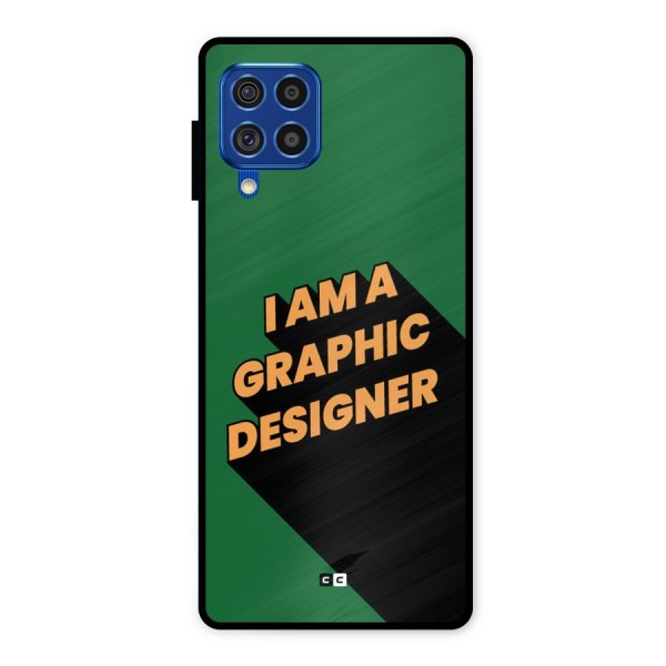 The Graphic Designer Metal Back Case for Galaxy F62