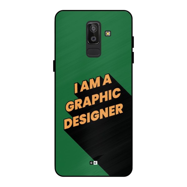 The Graphic Designer Metal Back Case for Galaxy J8