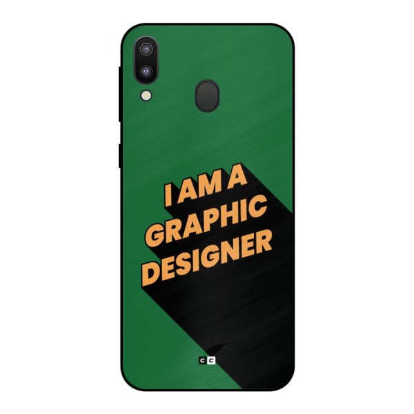 The Graphic Designer Metal Back Case for Galaxy M20