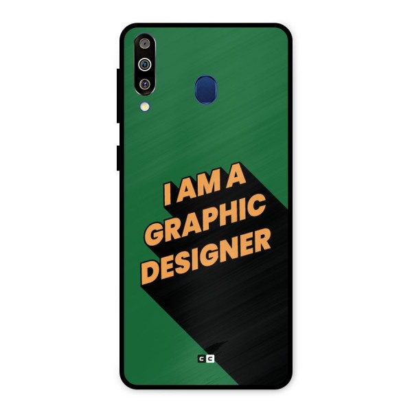 The Graphic Designer Metal Back Case for Galaxy M30