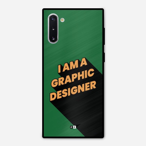 The Graphic Designer Metal Back Case for Galaxy Note 10