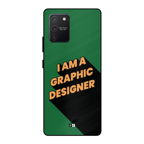 The Graphic Designer Metal Back Case for Galaxy S10 Lite