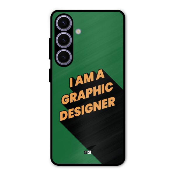 The Graphic Designer Metal Back Case for Galaxy S24