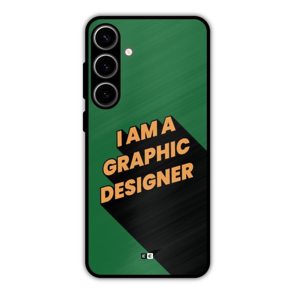 The Graphic Designer Metal Back Case for Galaxy S24 Plus