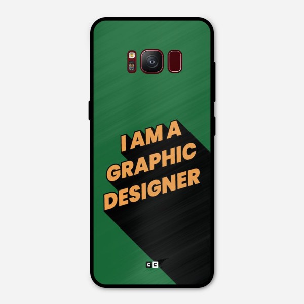 The Graphic Designer Metal Back Case for Galaxy S8