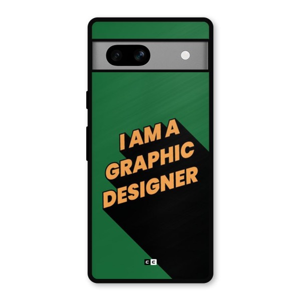 The Graphic Designer Metal Back Case for Google Pixel 7a