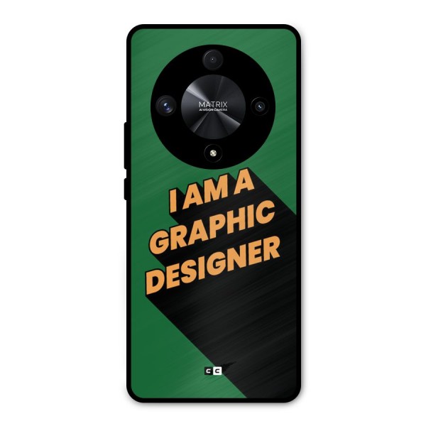 The Graphic Designer Metal Back Case for Honor X9b