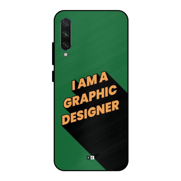 The Graphic Designer Metal Back Case for Mi A3