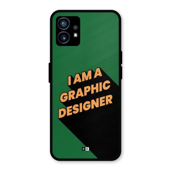 The Graphic Designer Metal Back Case for Nothing Phone 1