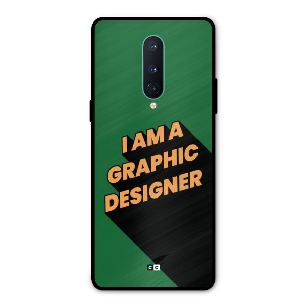 The Graphic Designer Metal Back Case for OnePlus 8