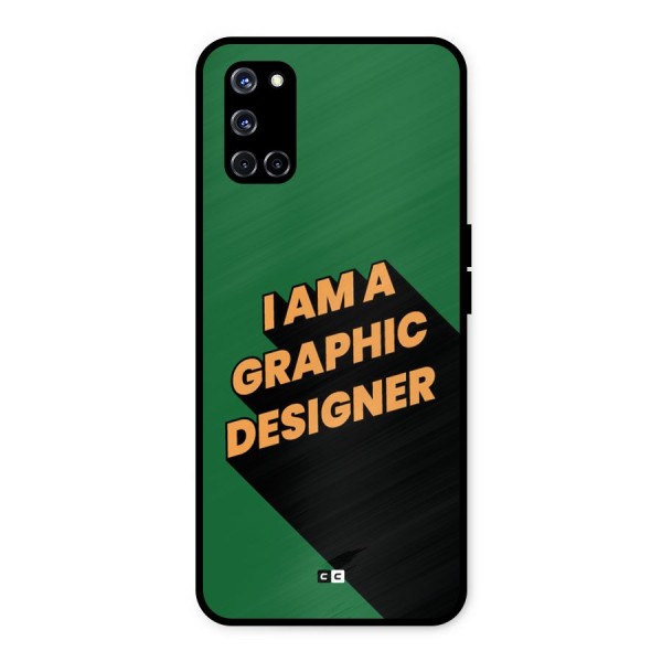 The Graphic Designer Metal Back Case for Oppo A52