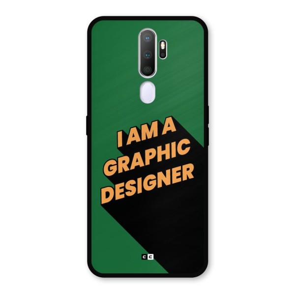 The Graphic Designer Metal Back Case for Oppo A9 (2020)