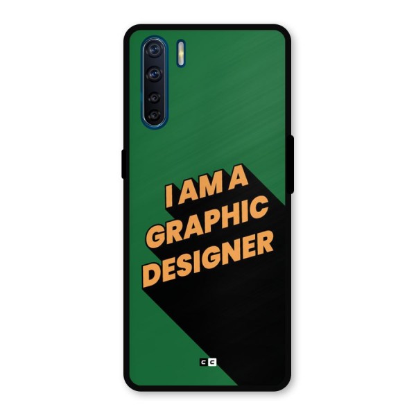 The Graphic Designer Metal Back Case for Oppo F15