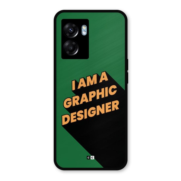 The Graphic Designer Metal Back Case for Oppo K10 (5G)