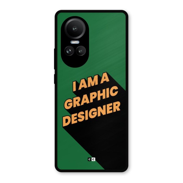 The Graphic Designer Metal Back Case for Oppo Reno10 Pro