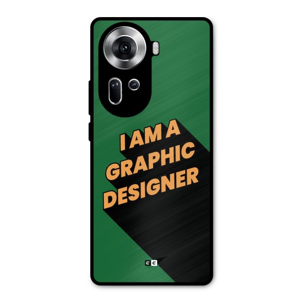 The Graphic Designer Metal Back Case for Oppo Reno11 5G