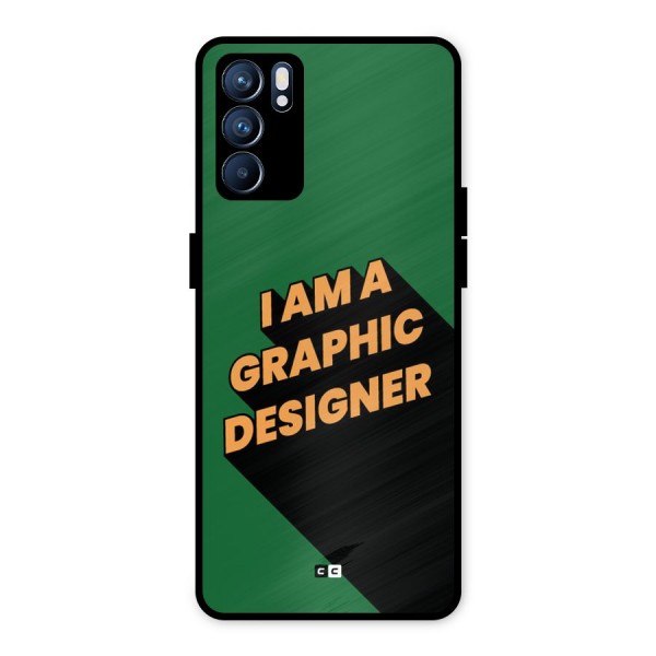 The Graphic Designer Metal Back Case for Oppo Reno6 5G