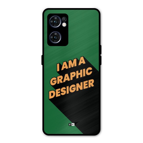 The Graphic Designer Metal Back Case for Oppo Reno7 5G