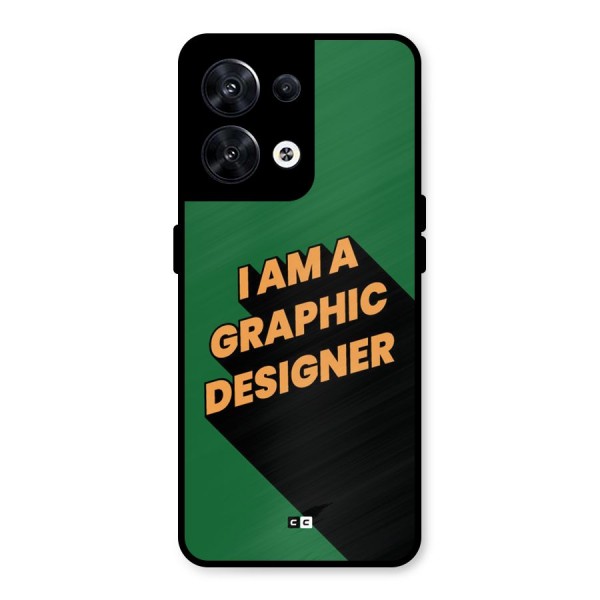 The Graphic Designer Metal Back Case for Oppo Reno8 5G