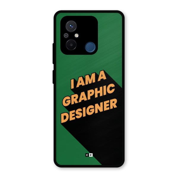 The Graphic Designer Metal Back Case for Poco C55