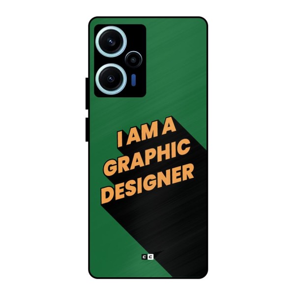 The Graphic Designer Metal Back Case for Poco F5