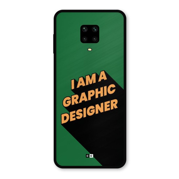 The Graphic Designer Metal Back Case for Poco M2