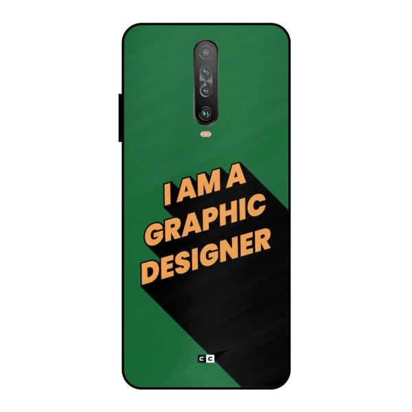 The Graphic Designer Metal Back Case for Poco X2