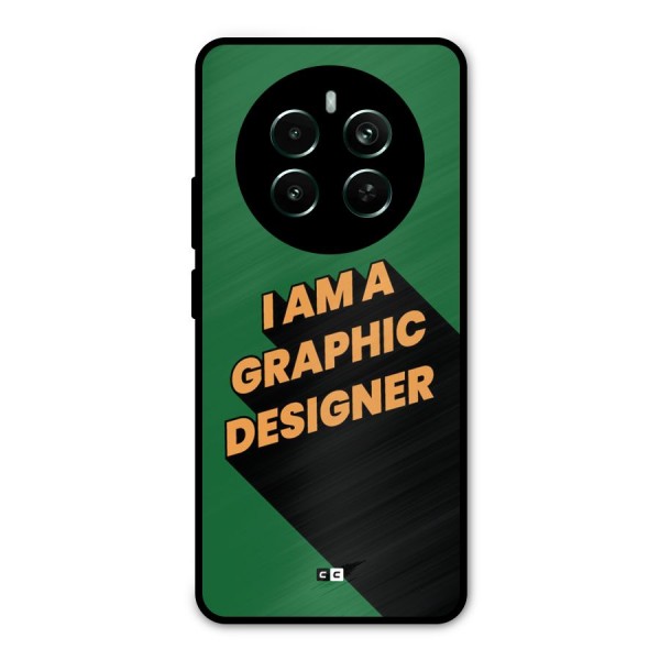 The Graphic Designer Metal Back Case for Realme 12 Plus