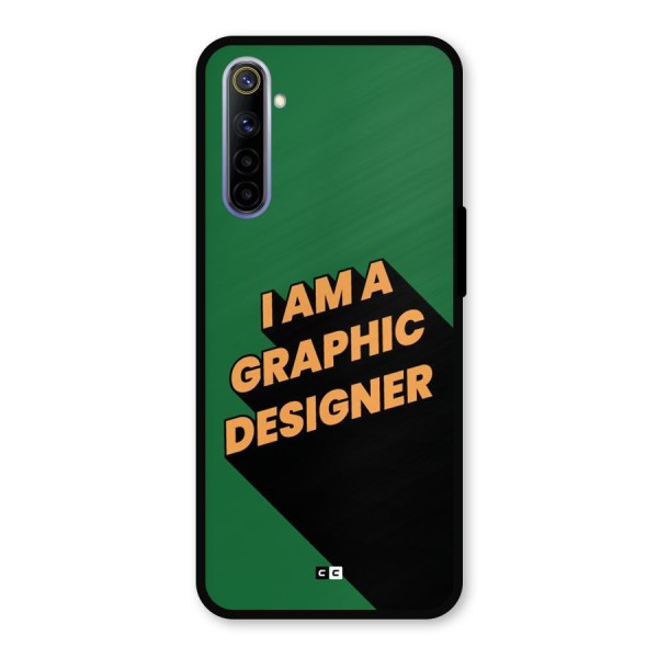 The Graphic Designer Metal Back Case for Realme 6