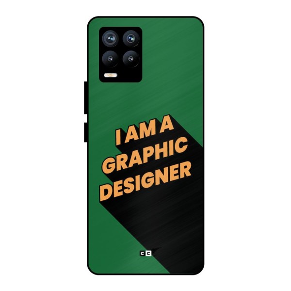 The Graphic Designer Metal Back Case for Realme 8