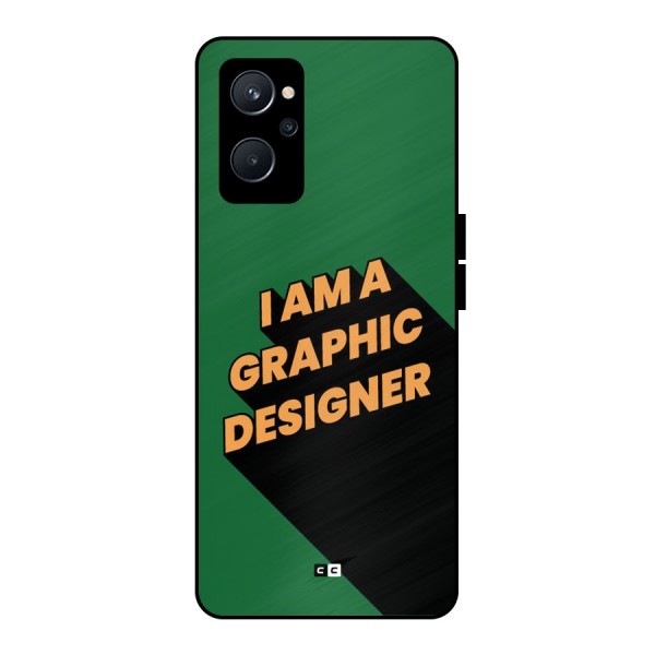 The Graphic Designer Metal Back Case for Realme 9i 5G