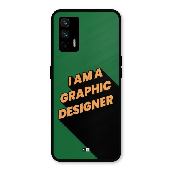 The Graphic Designer Metal Back Case for Realme GT 5G