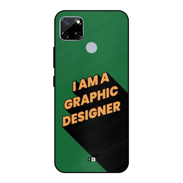 The Graphic Designer Metal Back Case for Realme Narzo 20