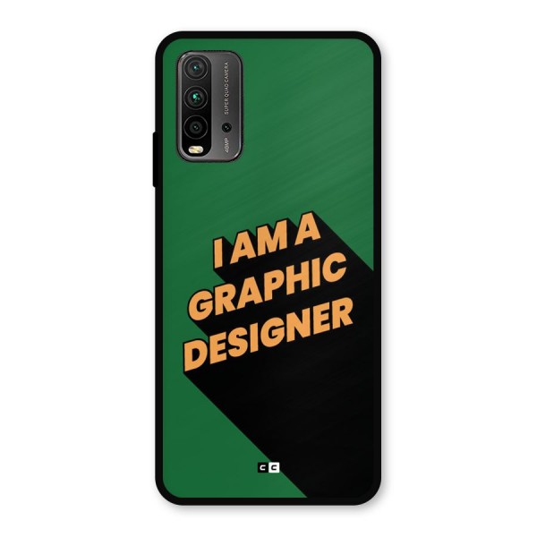 The Graphic Designer Metal Back Case for Redmi 9 Power