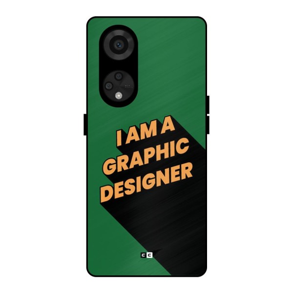 The Graphic Designer Metal Back Case for Reno8 T 5G