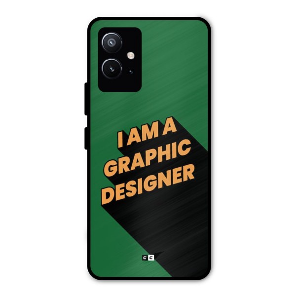 The Graphic Designer Metal Back Case for Vivo T1 5G