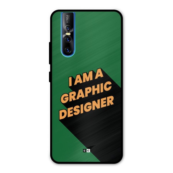 The Graphic Designer Metal Back Case for Vivo V15 Pro