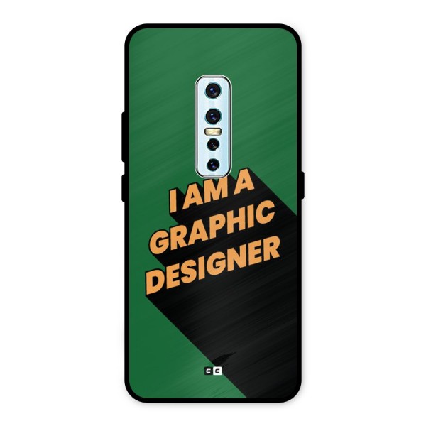 The Graphic Designer Metal Back Case for Vivo V17 Pro