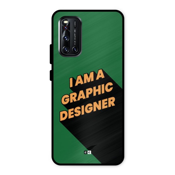 The Graphic Designer Metal Back Case for Vivo V19