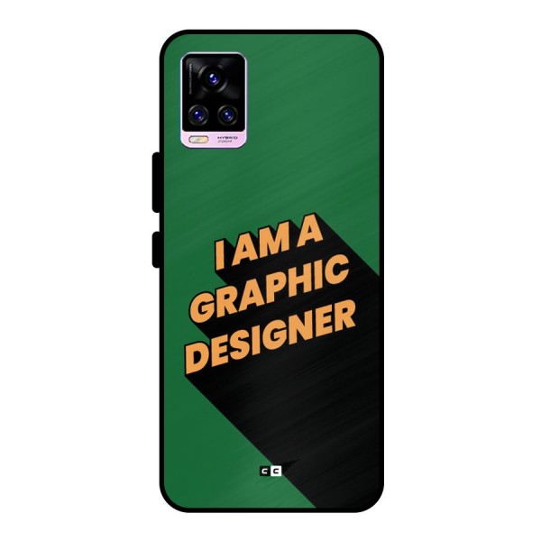 The Graphic Designer Metal Back Case for Vivo V20 Pro